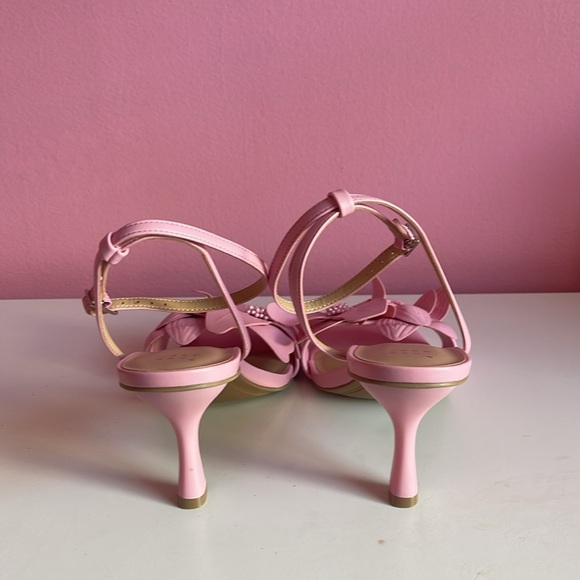 Pink Flower Heels - Picture 3 of 4